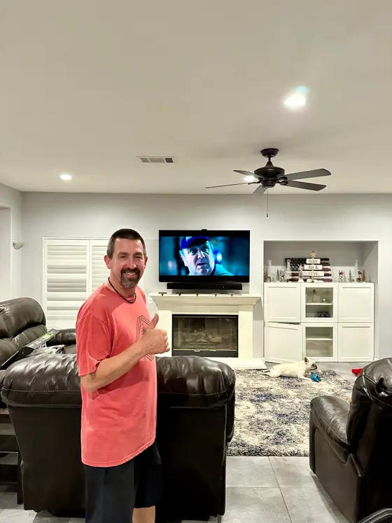 Satisfied CoreConnectIT customer giving a thumbs up