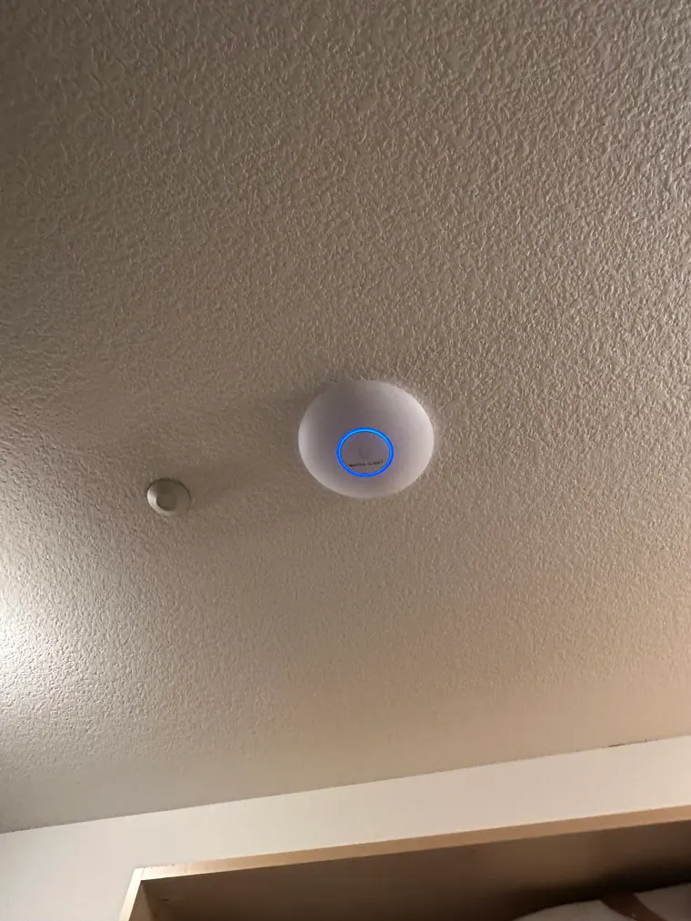 Business Wi-Fi access point installation