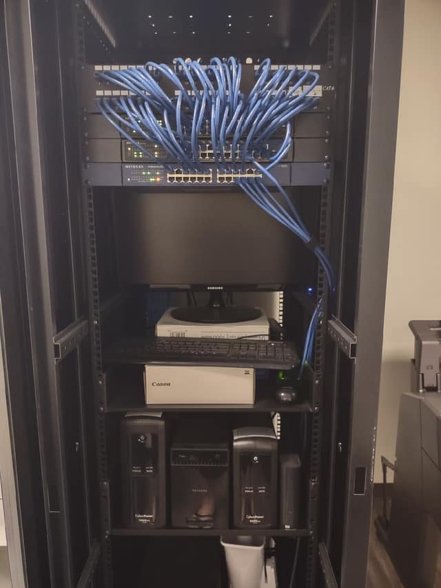 Structured Cabling work by CoreConnectIT