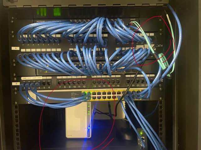 Structured Cabling work by CoreConnectIT