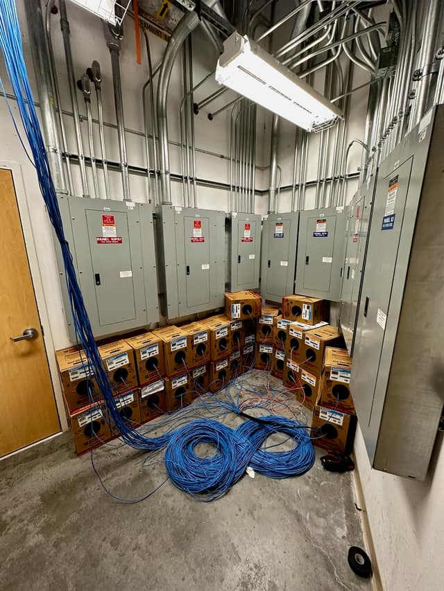Structured Cabling work by CoreConnectIT